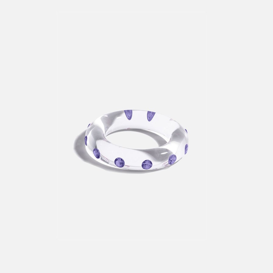 Bracelets Sarah Noor | Big Lucid Bangle, Purple