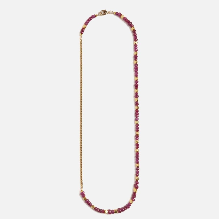 Necklaces Objet-a | La Plage, Rubies