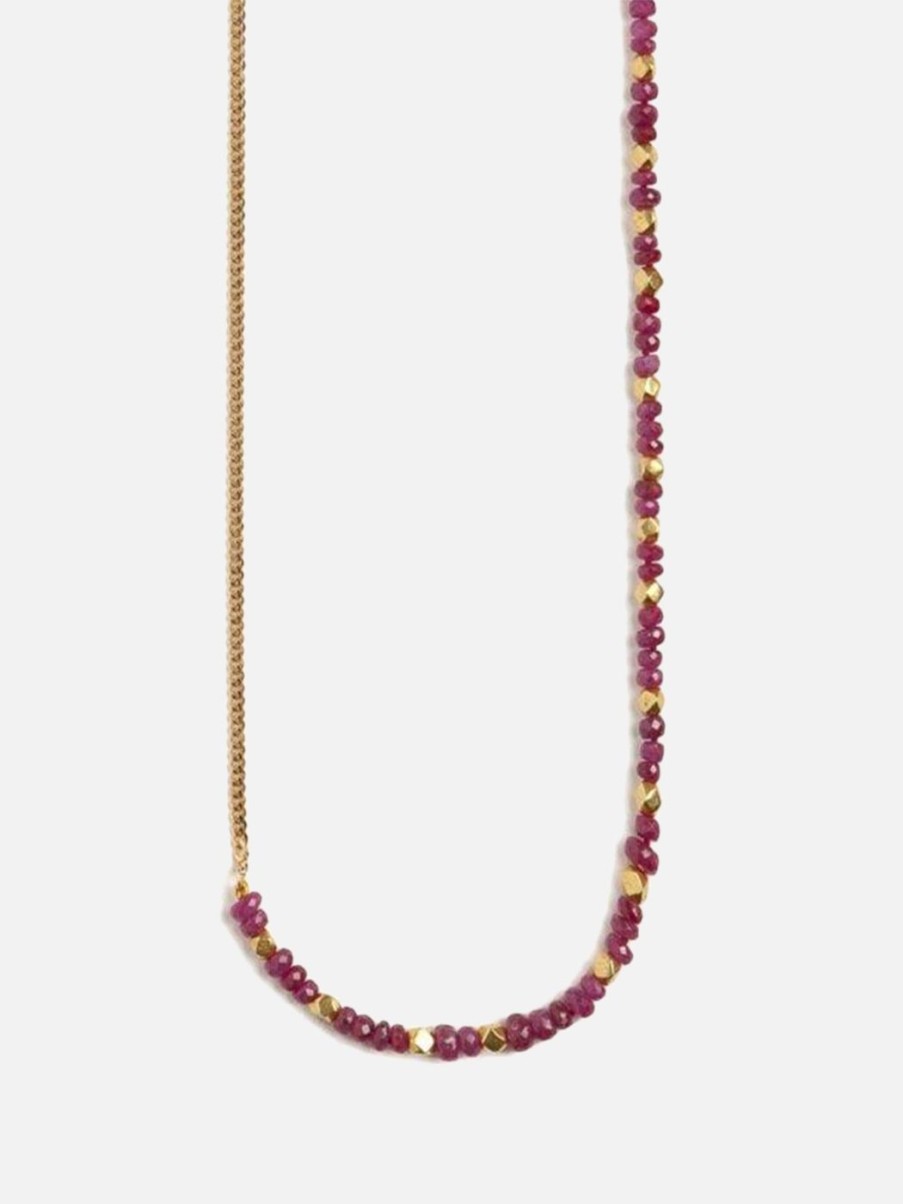 Necklaces Objet-a | La Plage, Rubies