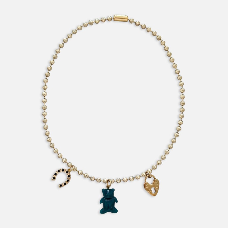 Necklaces NOTTE | Beary Lucky Charm Necklace