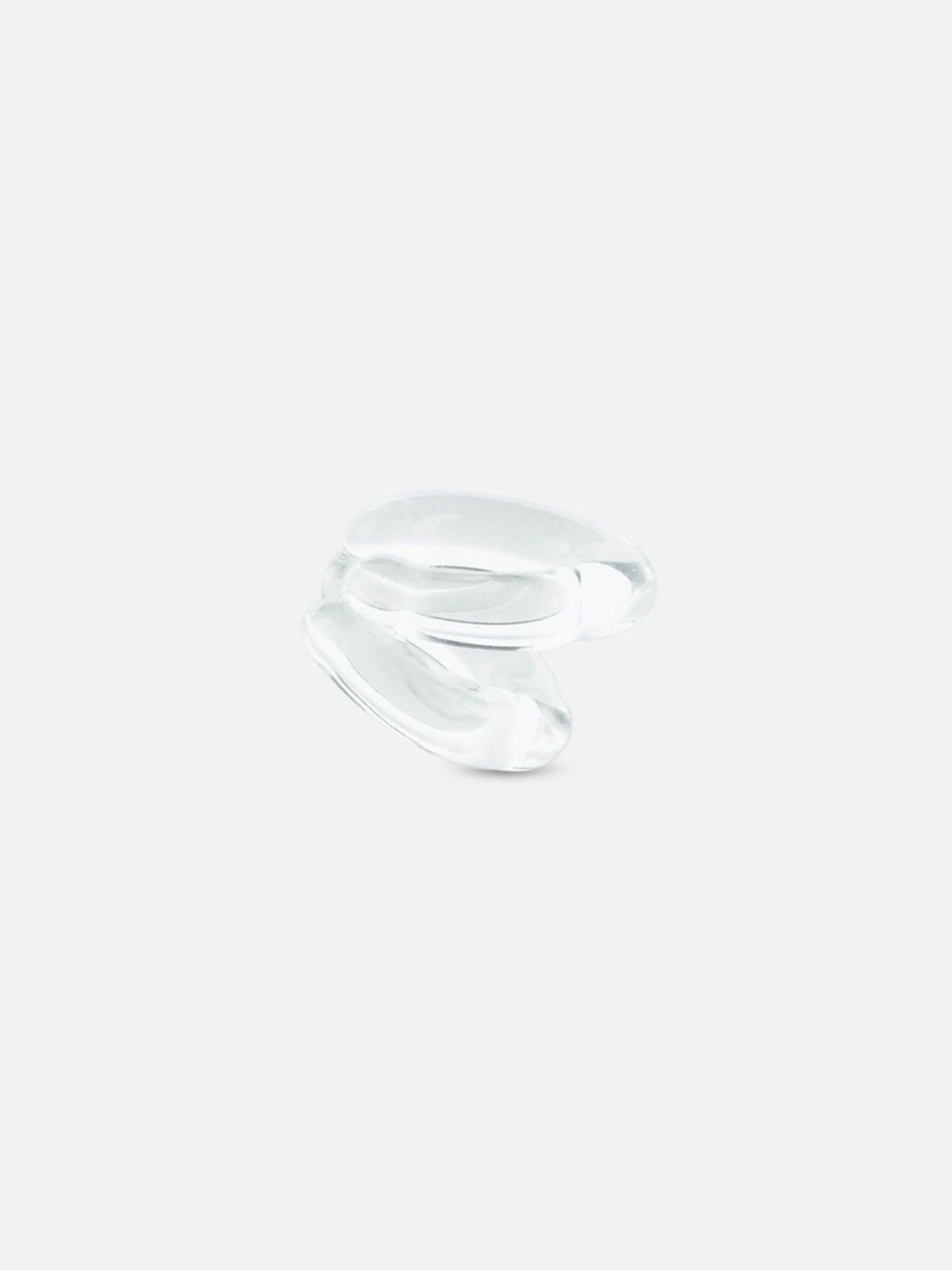 Earrings Annika Inez | Glassy Duet Earcuff Clear