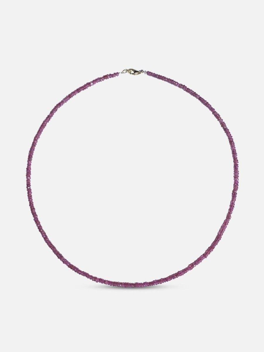 Necklaces Noor Shamma | Eternity Choker Ruby