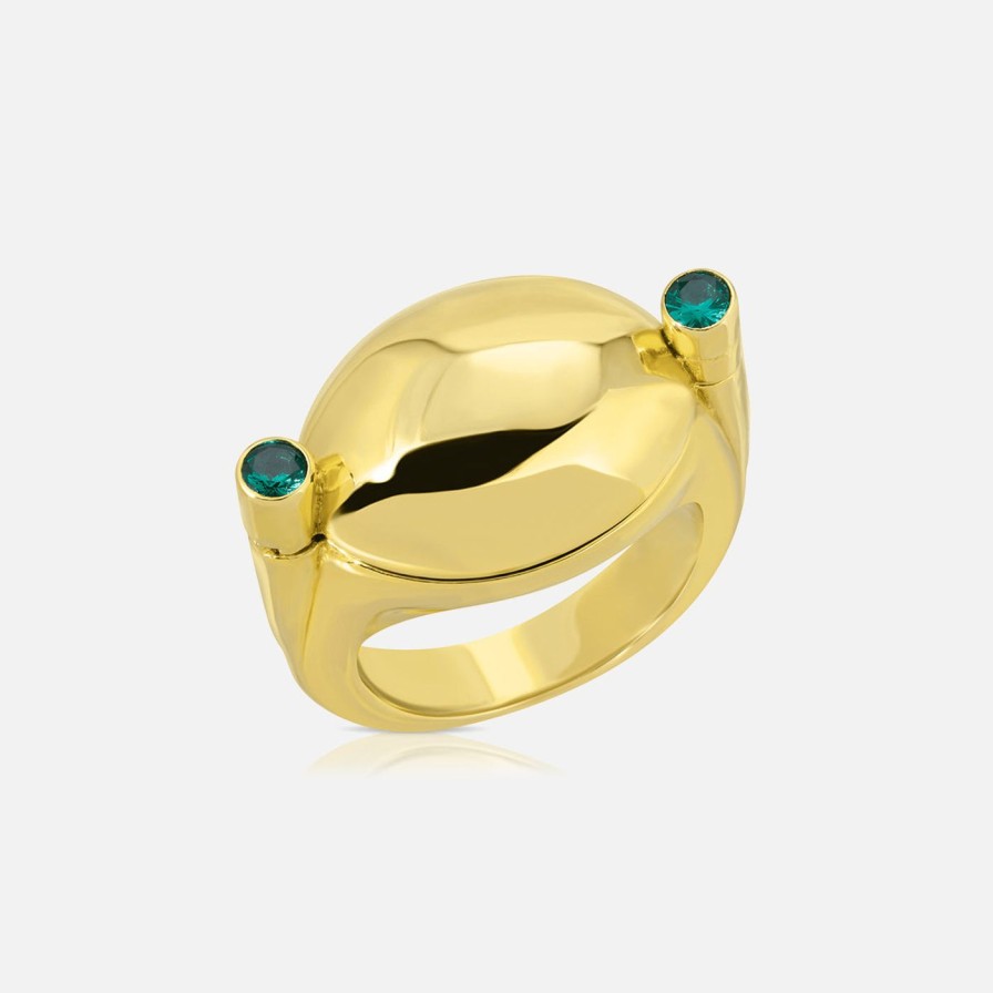 Rings Monbouquette | Clover Hinge Ring Gold