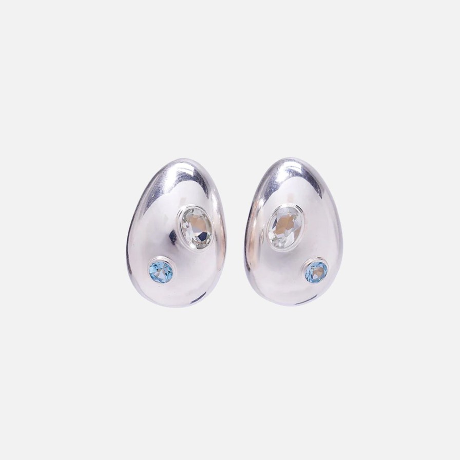 Earrings Lizzie Fortunato | Mini Arp Earrings, Silver