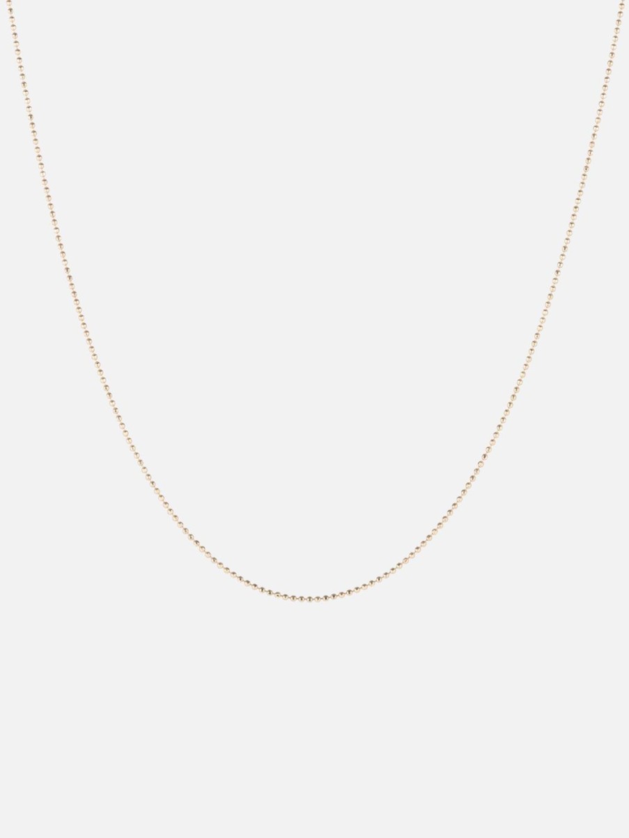 Necklaces Ariel Gordon Jewelry | 1Mm Diamond Cut Bead Chain