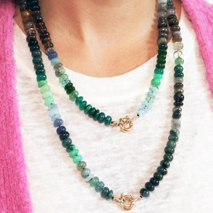 Necklaces Encirkled Jewelry | Camo Gemstone Necklace