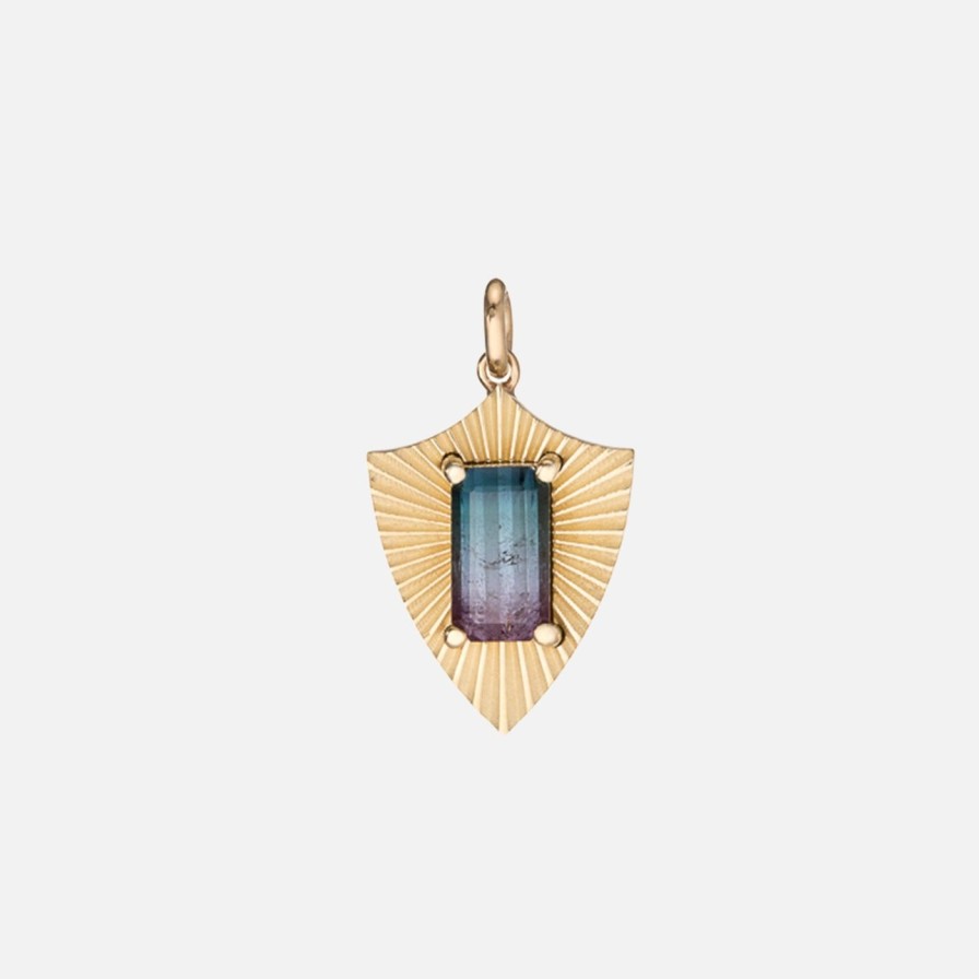 Charms & Pendants Kimberly Doyle | Blue And Purple Tourmaline Protection Light Charm