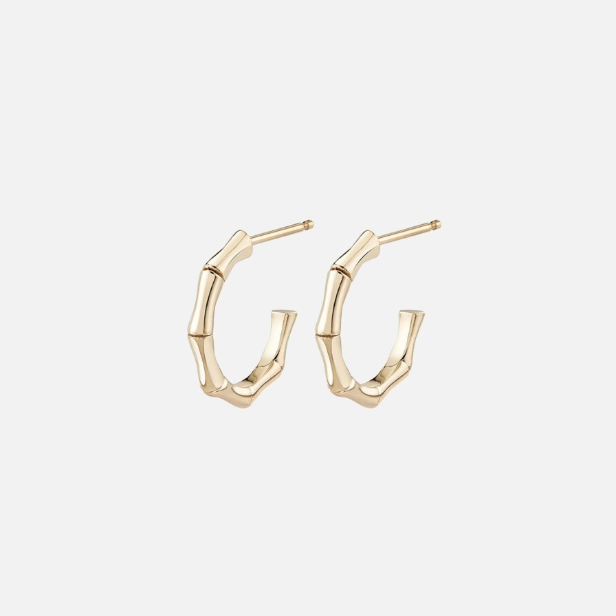 Earrings Ariel Gordon Jewelry | Bamboo Hoops