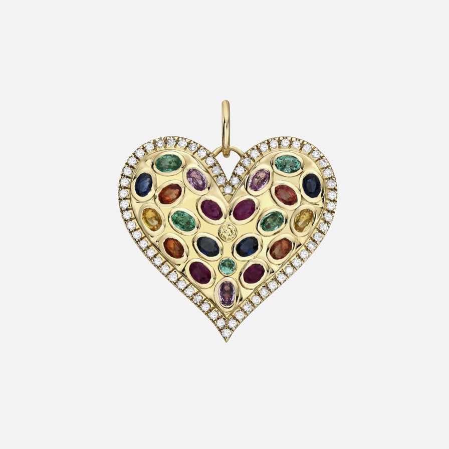 Charms & Pendants Lionheart | Maneskin Heart Charm