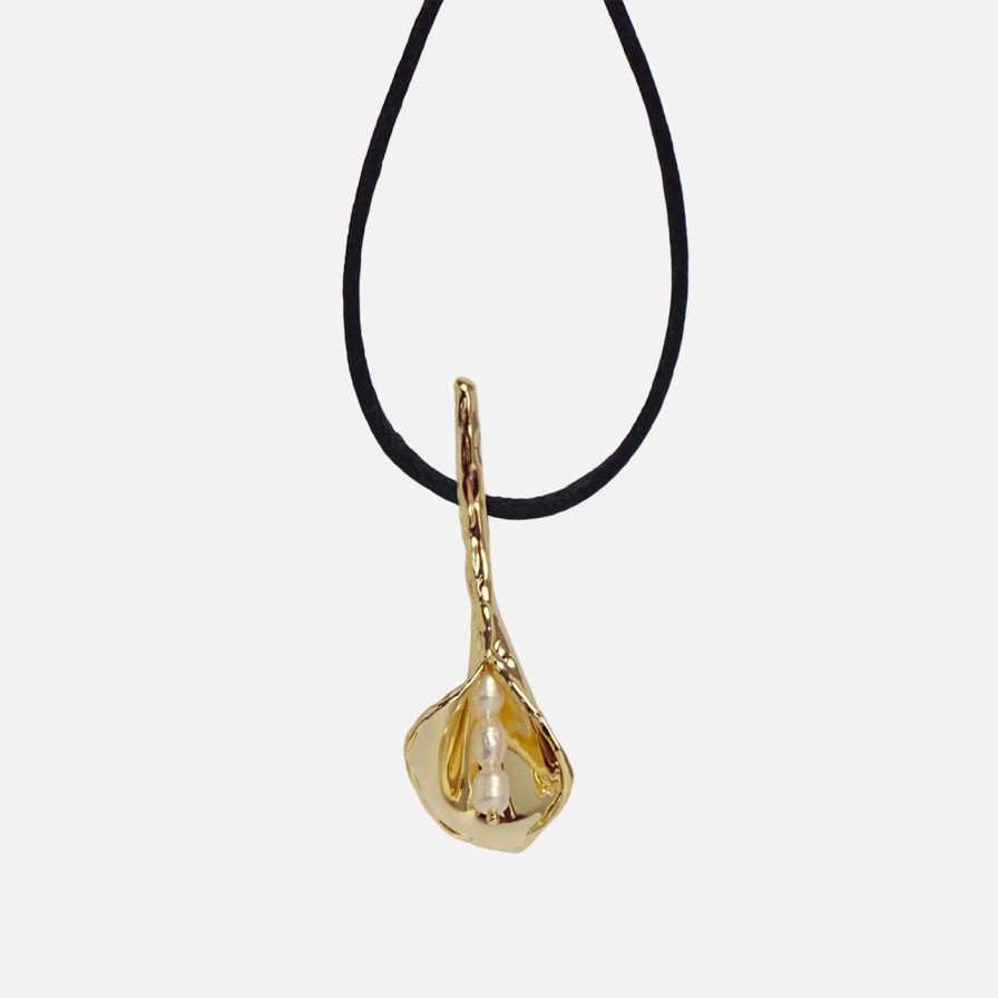 Necklaces Anita Berisha | Calla Lily Pendant