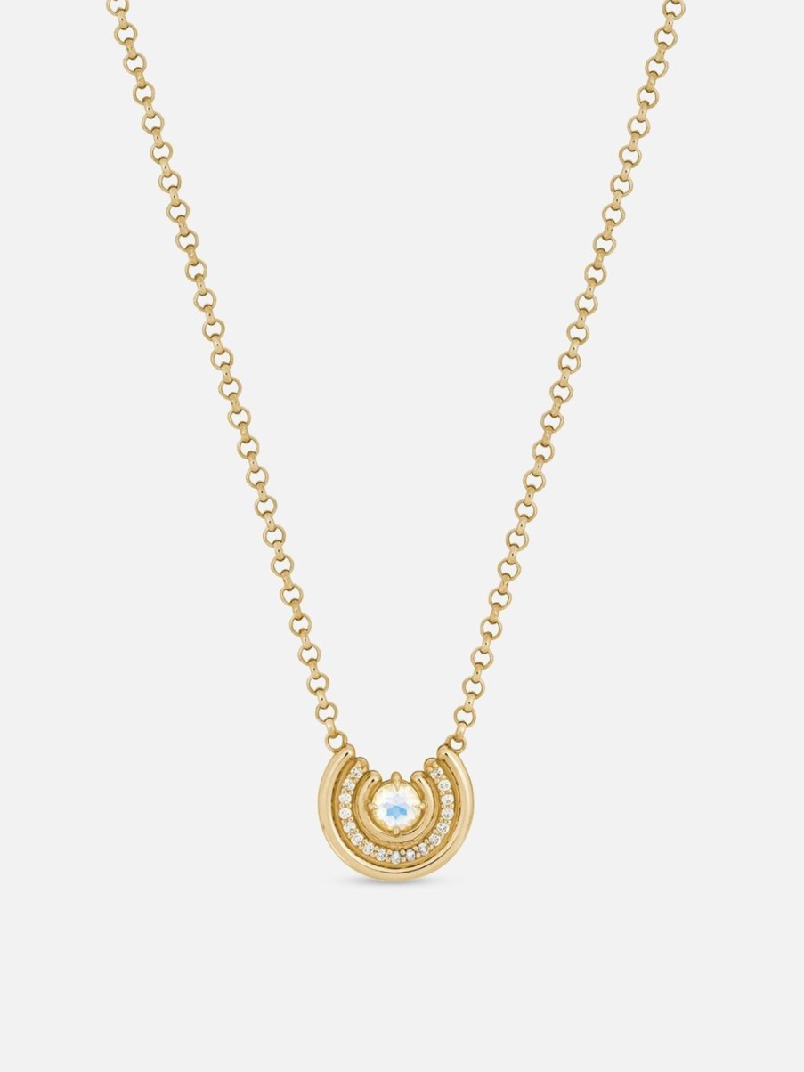 Necklaces ParkFord | Revival Row Necklace Moonstone