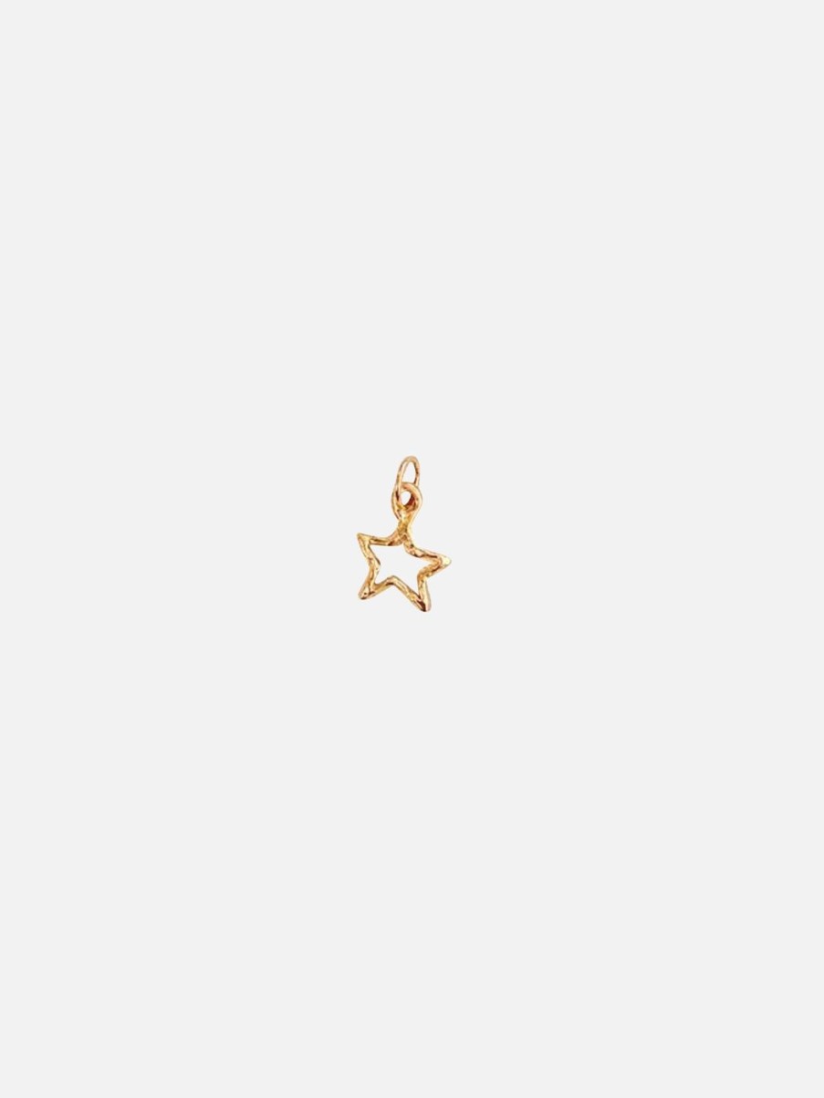 Charms & Pendants Mandy Reid | Mini Star Charm In Gold 14K Yellow Gold