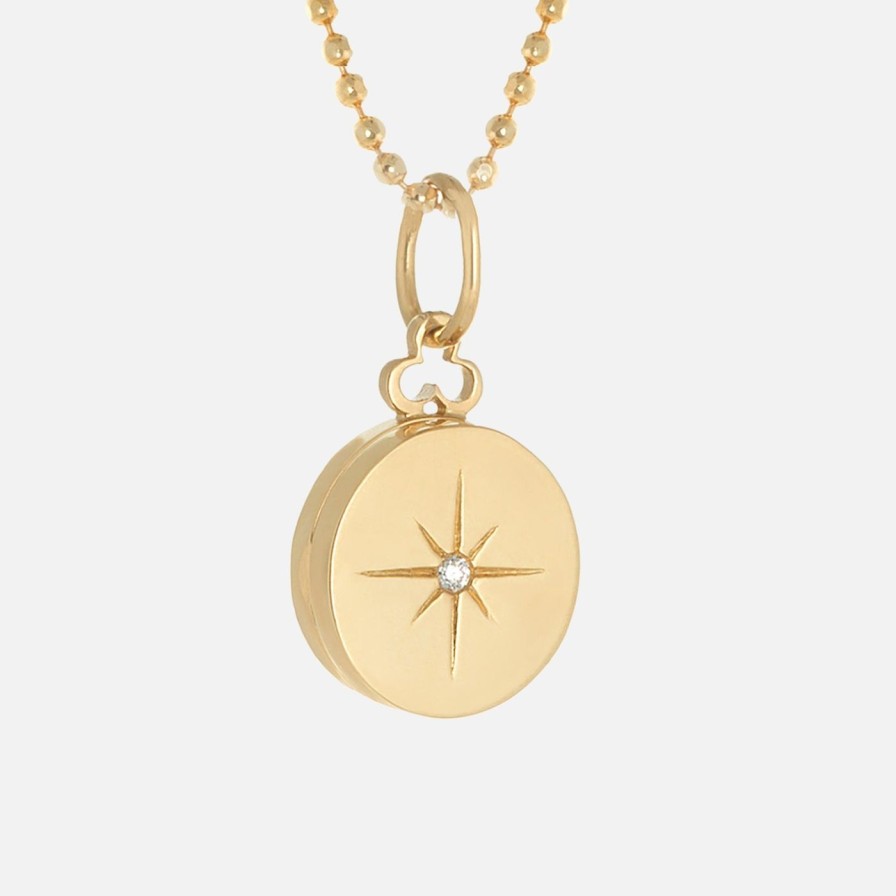 Necklaces Devon Woodhill | Mini North Star Locket