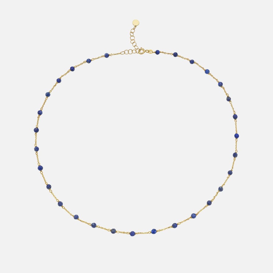 Necklaces Lionheart | Lapis Bead Necklace