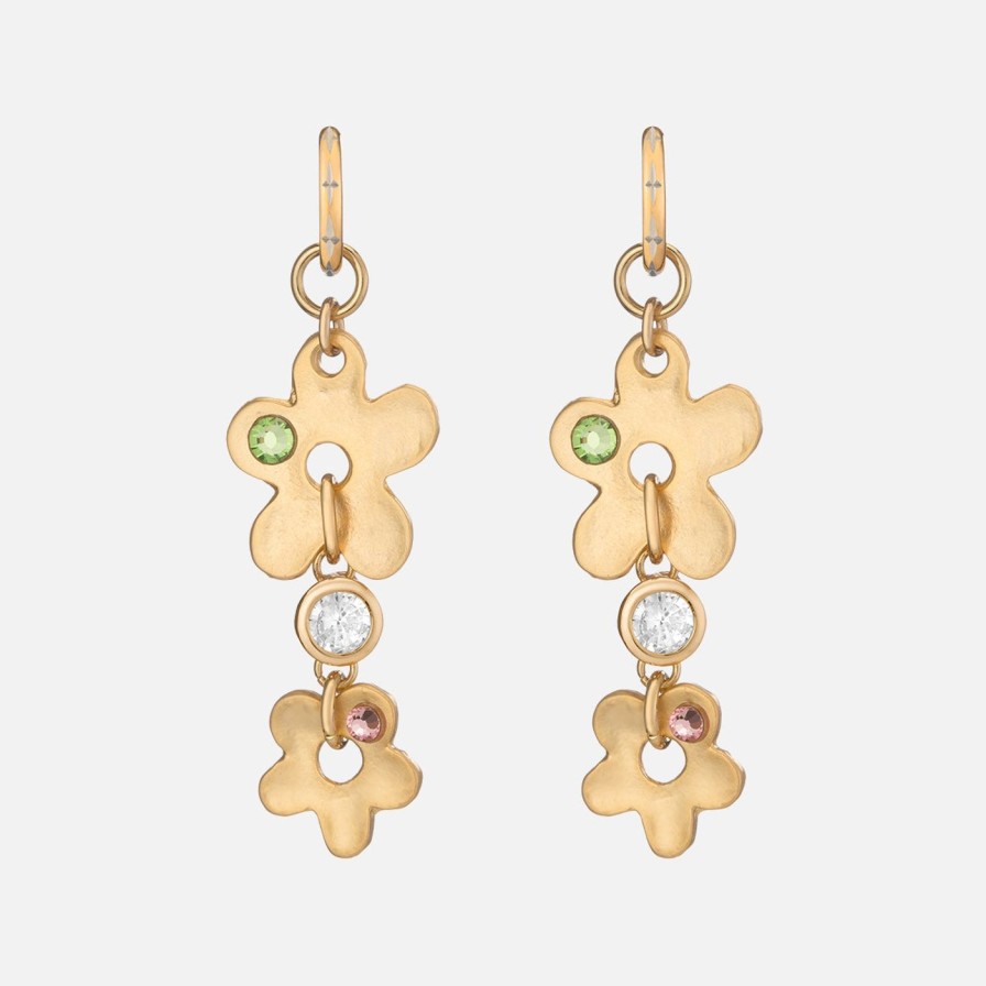 Earrings NOTTE | Sparkly Flower Pow Pow Earrings