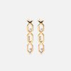 Earrings Noor Shamma | Luz U-Hoop (Diamond) Yellow Gold